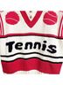Maeve 100% Cotton Graphic Red White Black Pullover Sweater Size S - photo 3