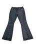 Jordan 100% Leather Solid Black Leather Pants Size 12 - photo 1