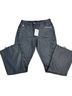 Jordan 100% Leather Solid Black Leather Pants Size 12 - photo 3