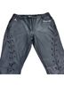 Jordan 100% Leather Solid Black Leather Pants Size 12 - photo 4
