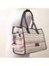 Dooney & Bourke Solid Stripes Blue White Black Shoulder Bag One size - photo 5