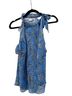 Veronica Beard Paisley Blue White Sleeveless T-Shirt Size 0X - photo 1