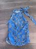 Veronica Beard Paisley Blue White Sleeveless T-Shirt Size 0X - photo 4