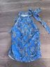 Veronica Beard Paisley Blue White Sleeveless T-Shirt Size 0X - photo 5