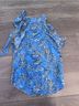 Veronica Beard Paisley Blue White Sleeveless T-Shirt Size 0X - photo 11