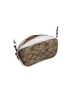 Coach Print Brown White Leather Crossbody Bag One size - photo 1