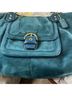 Coach Solid Blue Teal Green Shoulder Bag One size - photo 6