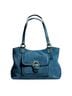 Coach Solid Blue Teal Green Shoulder Bag One size - photo 1