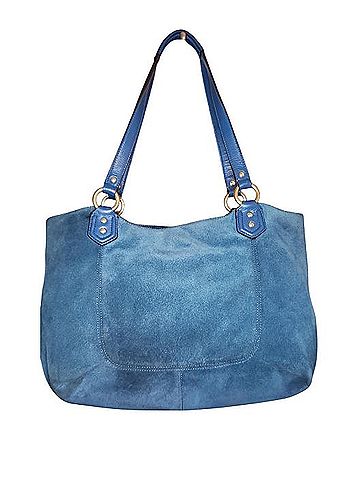 Coach Campbell Suede Belle Carryall Shoulder Bag (view 2)