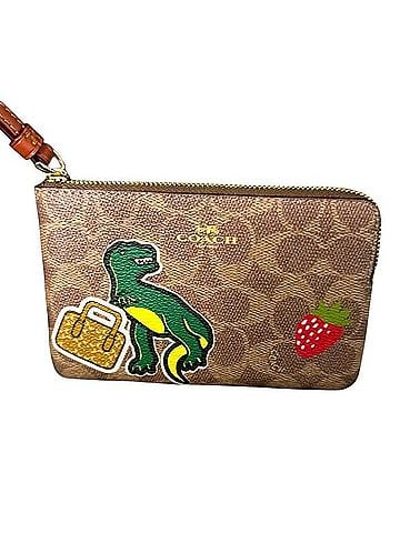 Coach Dino T-Rex Strawberry Sticker Wristlet Wristlet (view 1)