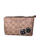 Coach Graphic Solid Brown Green Tan Wristlet One size - photo 2
