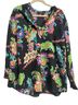 Ralph Lauren 100% Poly Floral Multi Color Long Sleeve Blouse Size 1X - photo 1