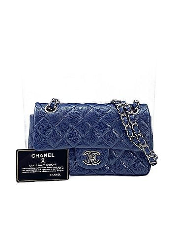 Chanel Chanel Mini Matelassé Shoulder Bag, Navy (view 1)