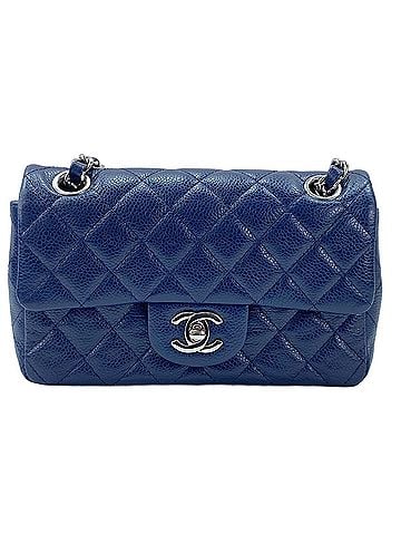 Chanel Chanel Mini Matelassé Shoulder Bag, Navy (view 2)