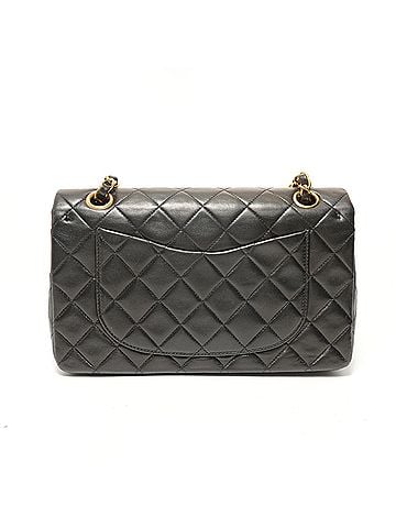 Chanel Chanel Matelassé Double Flap Chain 23 Lambskin Shoulder Bag, Black (view 2)