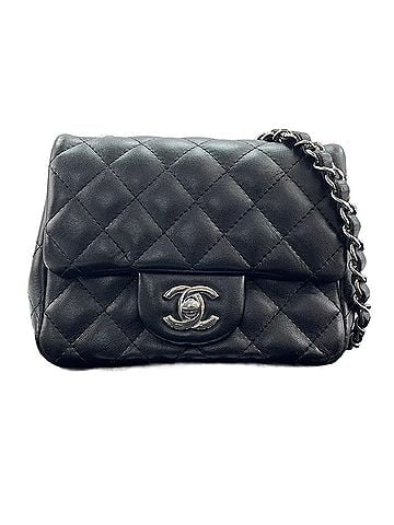 Chanel Chanel Mini Matelassé Shoulder Bag, Black (view 1)