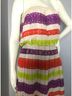 BCBGMAXAZRIA 100% Polyester 80% Cotton 27% Nylon Stripes Multi Color Cocktail Dress Size S - photo 3