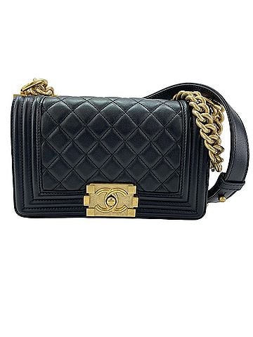 Chanel Chanel Boy Shoulder Bag, Black (view 1)