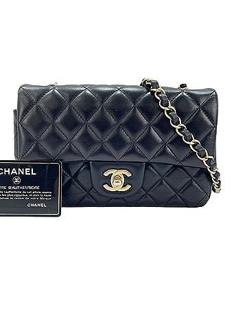 Chanel Chanel Mini Matelassé Shoulder Bag, Black (view 1)