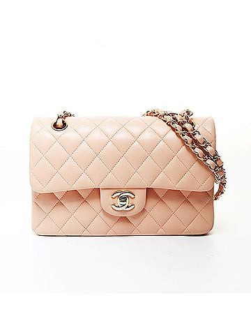 Chanel Chanel Matelassé Double Flap Lambskin Shoulder Bag, Pink (view 1)