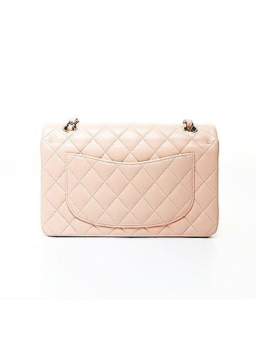 Chanel Chanel Matelassé Double Flap Lambskin Shoulder Bag, Pink (view 2)