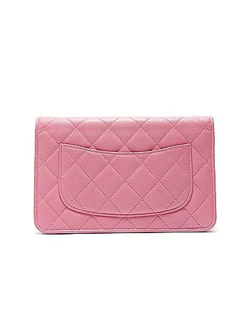 Chanel Chanel CHANEL Caviar Skin Matelassé Chain Wallet Shoulder Bag Pink (view 2)