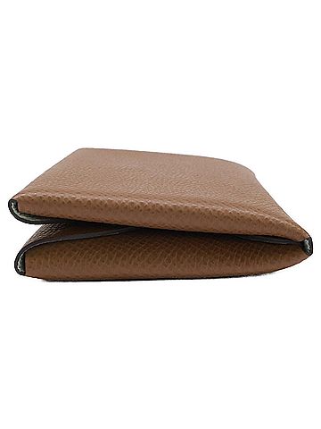 Hermès HERMES Calvi Duo Verso K-stamp Veau Epsom Bicolor Wallet/Coin Case Alzan Vert Peppermint Women's (view 2)