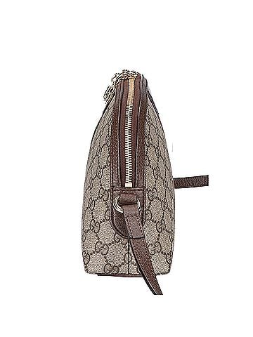 Gucci GUCCI 499621 GG Supreme Ophidia Shoulder Bag, Dark Brown with Gold Hardware, Women's (view 2)