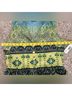 Pendleton 100% Silk Graphic Green Blue Casual Dress Size 6 - photo 8