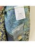Pendleton 100% Silk Graphic Green Blue Casual Dress Size 6 - photo 5