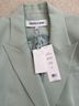 Veronica Beard 65% Tricot 35% Polyester 100% Polyester Solid Green Vest Size 10 - photo 3