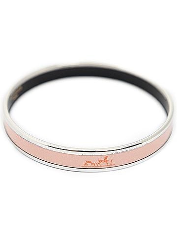 Hermes Leather Goods Enamel Bangle PM (view 2)