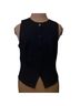 Zara Solid Black Vest Size M - photo 1