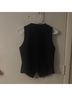Zara Solid Black Vest Size M - photo 6