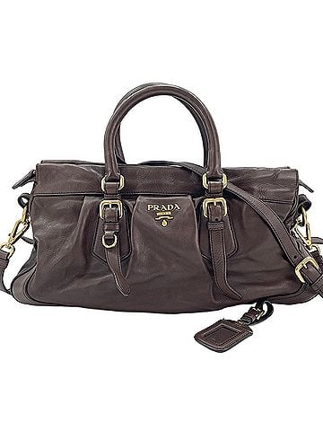 Prada Prada 2-way handbag, brown (view 1)