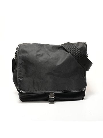 Prada Prada Nylon Shoulder Bag, Black (view 1)