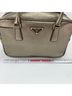 Prada 100% Leather Gold Prada Saffiano Handbag, Gold One size - photo 4