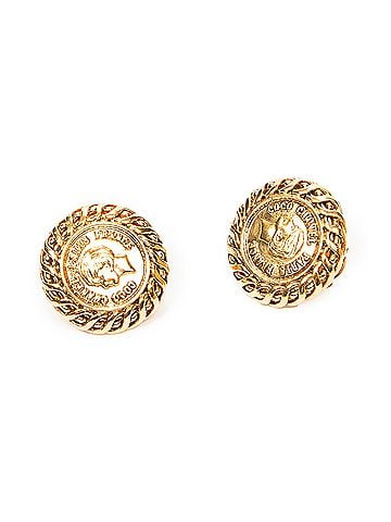 Chanel Small CC Medallion Clip On Earrings (view 1)