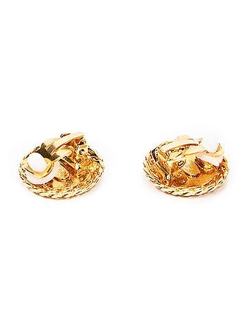 Chanel Small CC Medallion Clip On Earrings (view 2)