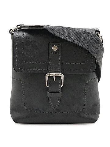 Louis Vuitton LOUIS VUITTON Utah Yuma Shoulder Bag Pochette Leather Basalt Dark Gray M97024 (view 2)