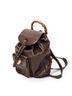 Gucci Brown Mini Bamboo Backpack One size - photo 3
