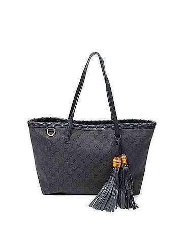 Gucci Bamboo Tassel Shopping Tote (view 1)