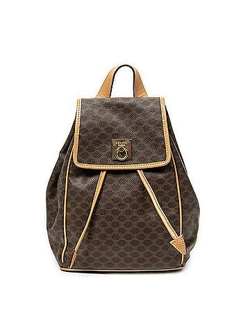 Céline Flap Drawstring Backpack (view 1)