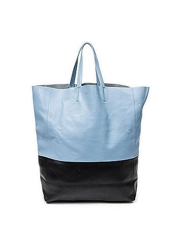 Céline Bicolor Vertical Hippo Tote (view 1)