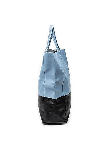 Céline Bicolor Vertical Hippo Tote (view 2)