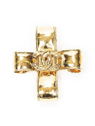 Chanel CC Cross Brooch (view 1)