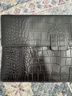 DANIER 100% Leather Camo Black Clutch One size - photo 8