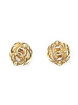 Chanel CC Round Clip On Earrings (view 1)