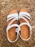 Bare Traps 100% Other Floral White Sandals Size 7 1/2 - photo 11