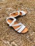 Bare Traps 100% Other Floral White Sandals Size 7 1/2 - photo 5